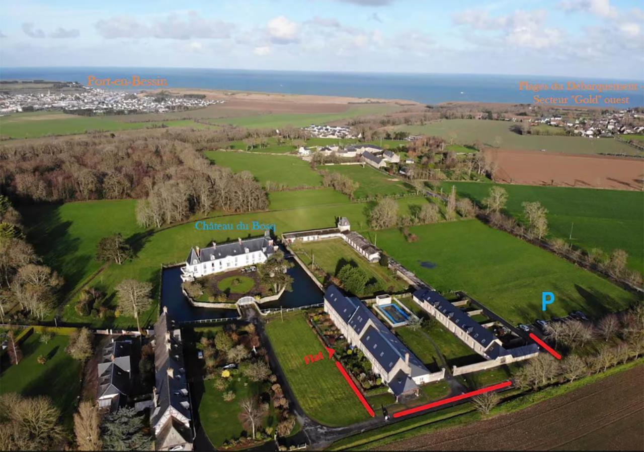Lumineux Et Cosy Avec Jardin Vue Sur Chateau Pres Port En Bessin, Bayeux Et Omaha Commes